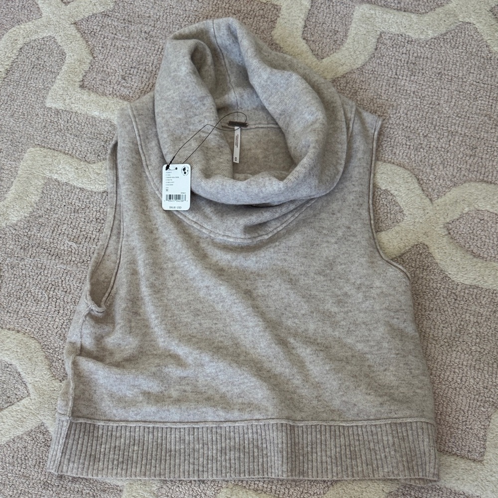 Free People. Sleeveless Cowl Neck Sweater